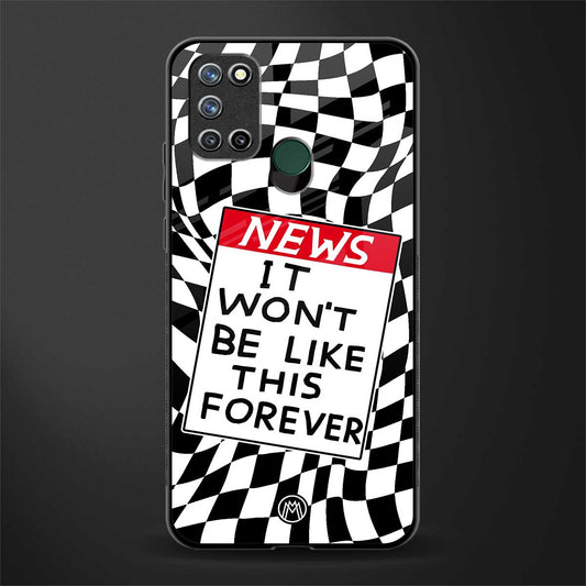 won't be like this forever glass case for realme 7i image