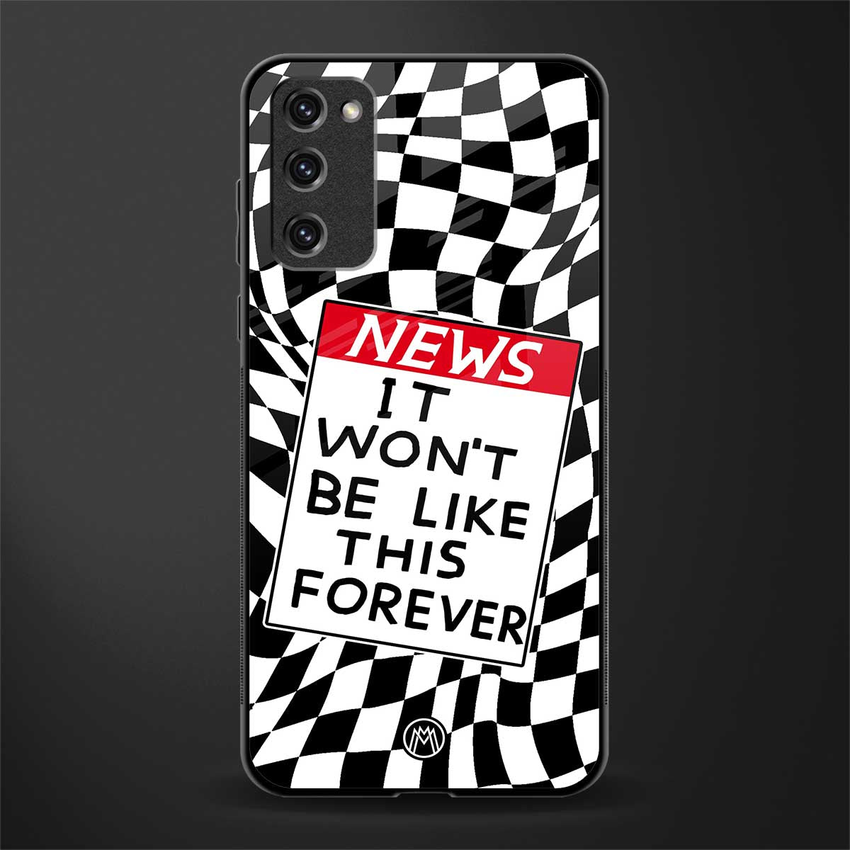 won't be like this forever glass case for samsung galaxy s20 fe image