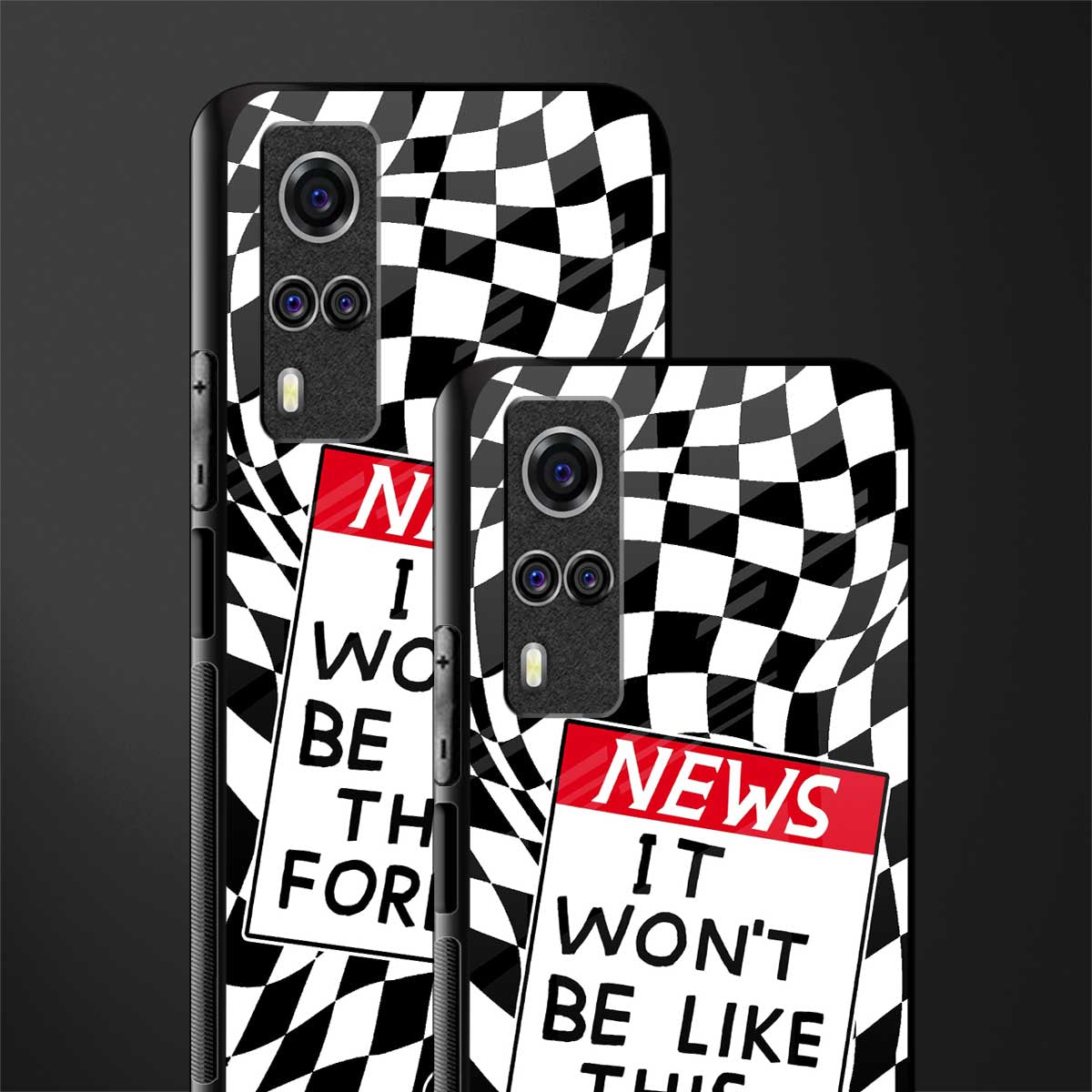 won't be like this forever glass case for vivo y53s image-2