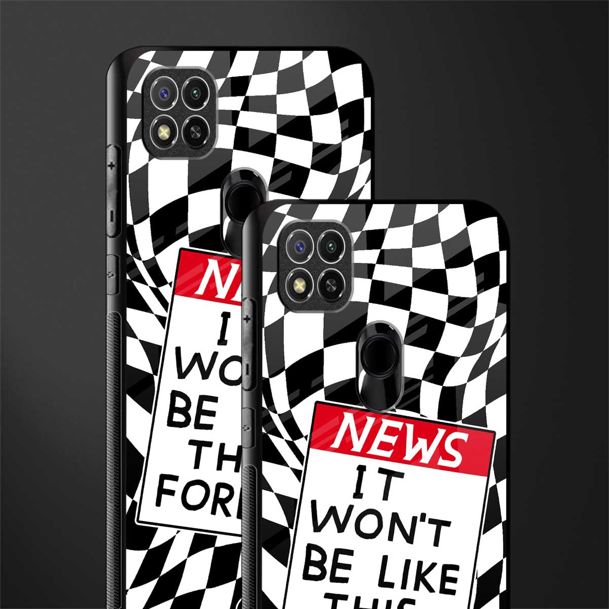 won't be like this forever glass case for redmi 9c image-2