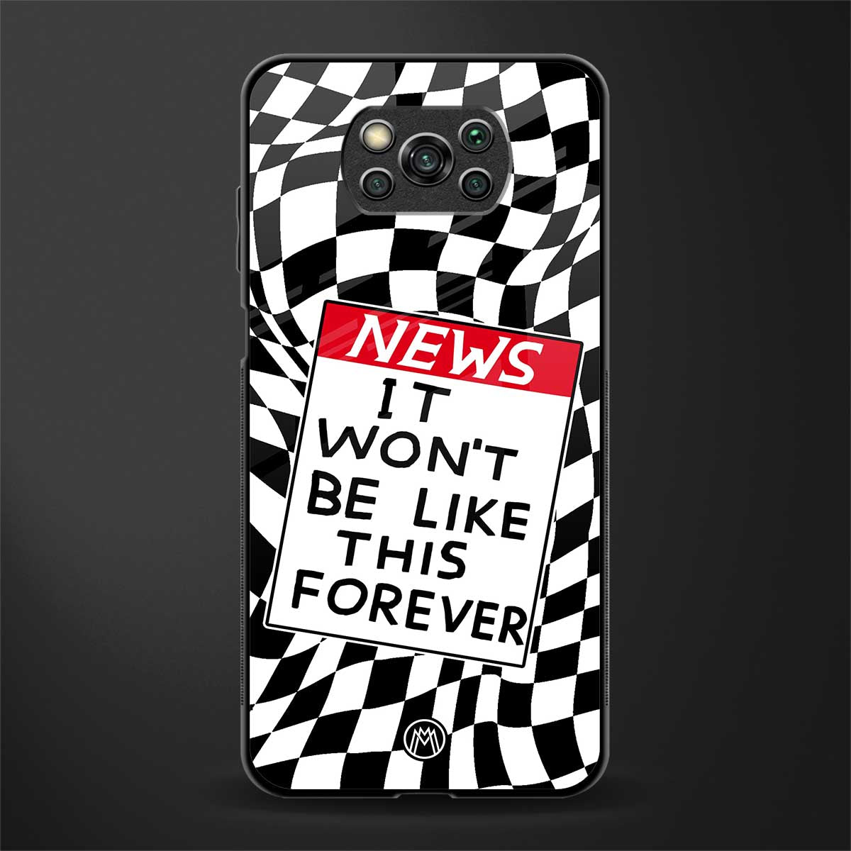 won't be like this forever glass case for poco x3 pro image