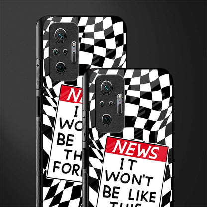 won't be like this forever glass case for redmi note 10 pro max image-2