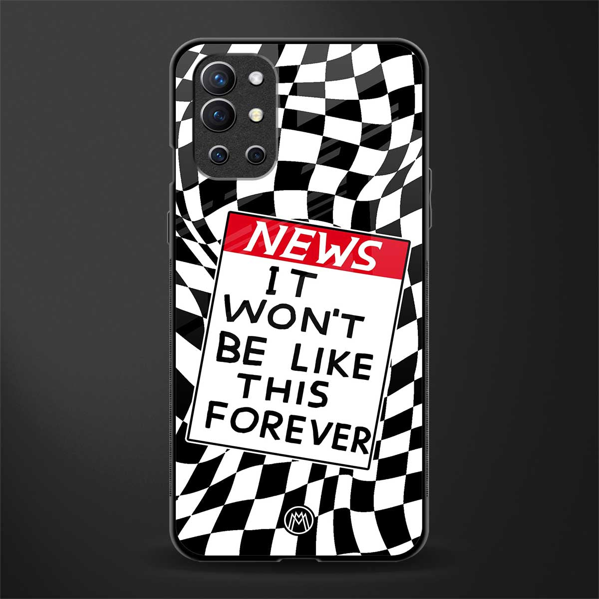 won't be like this forever glass case for oneplus 9r image