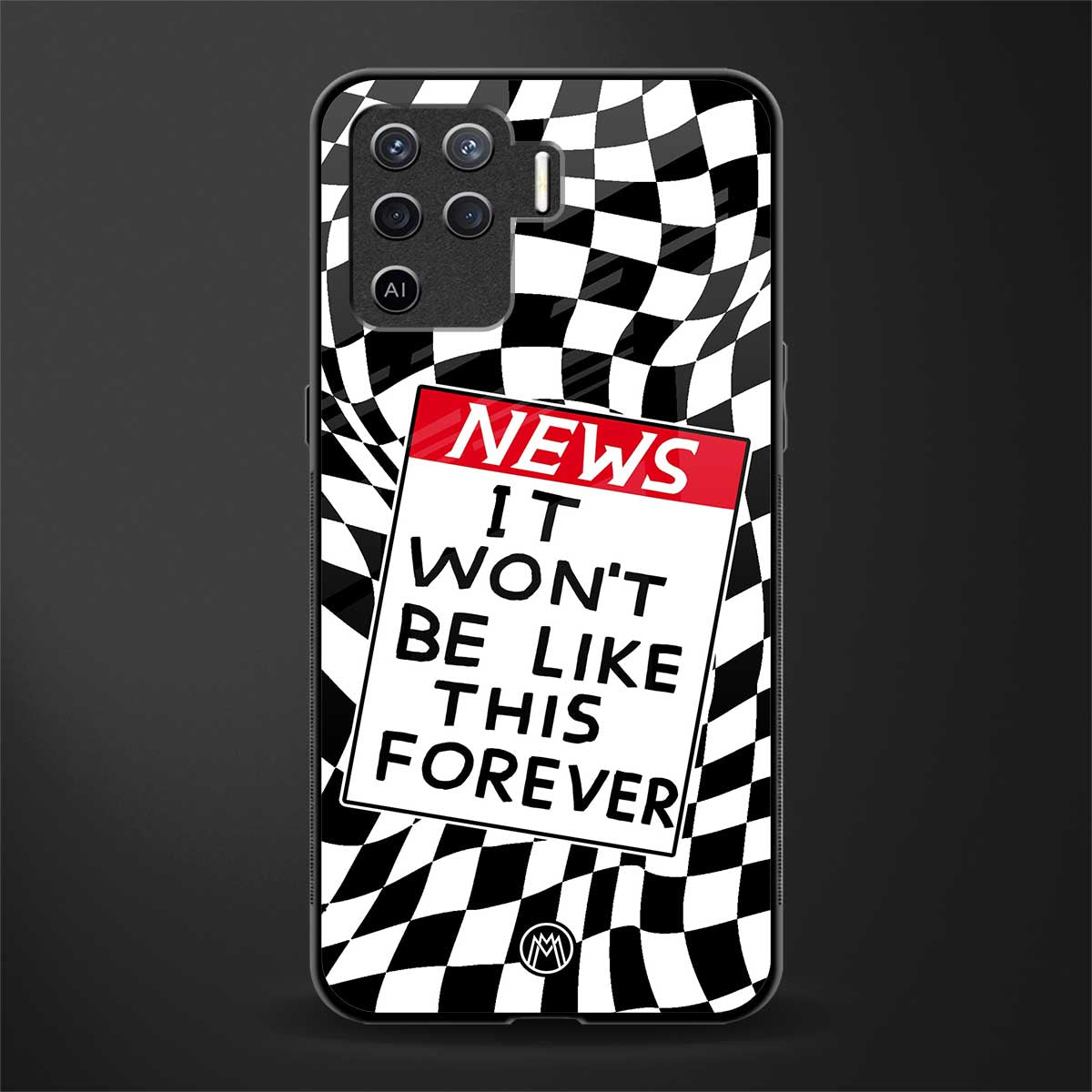 won't be like this forever glass case for oppo f19 pro image