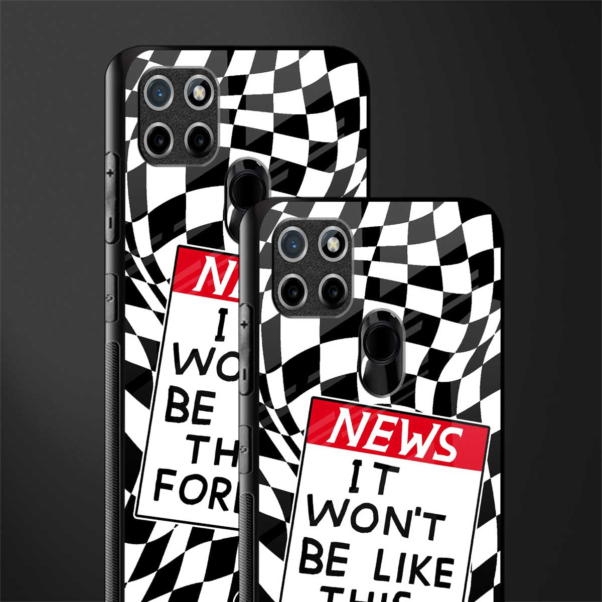 won't be like this forever glass case for realme c21 image-2