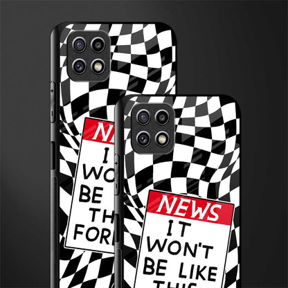 won't be like this forever glass case for samsung galaxy a22 5g image-2