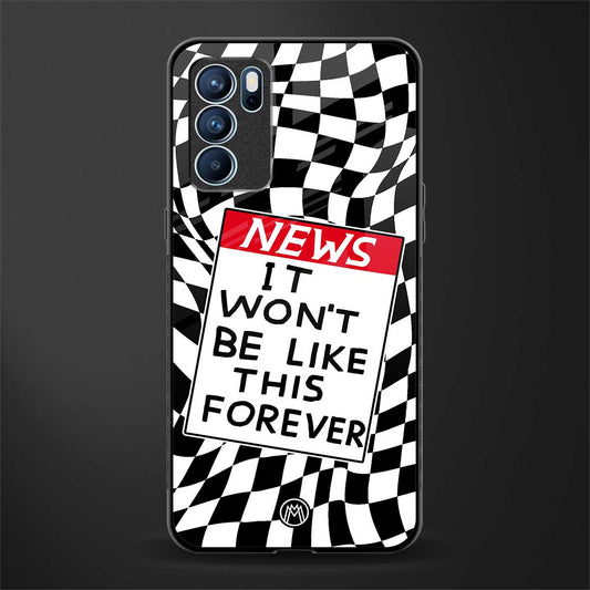 won't be like this forever glass case for oppo reno6 pro 5g image