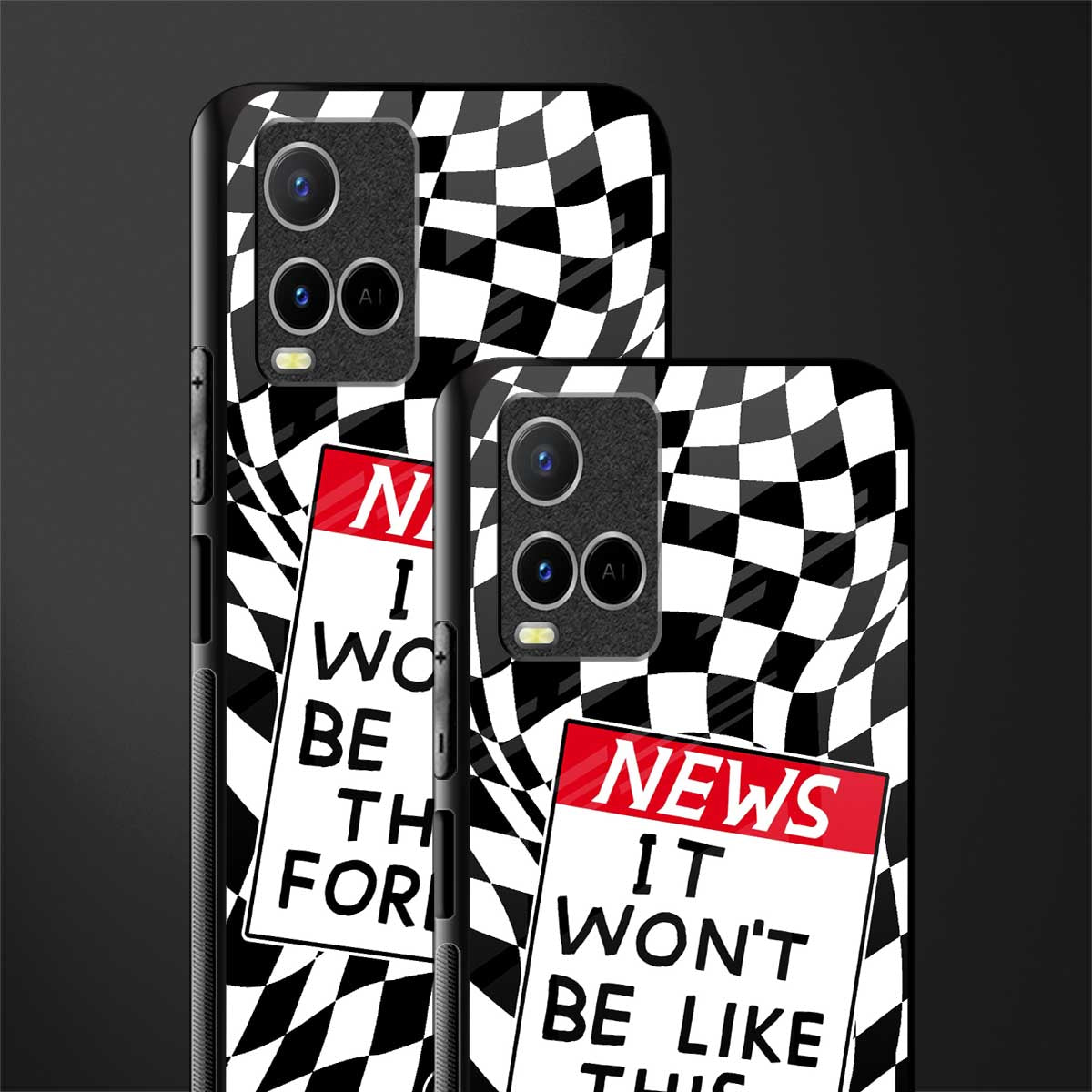 won't be like this forever glass case for vivo y33s vivo y33t image-2