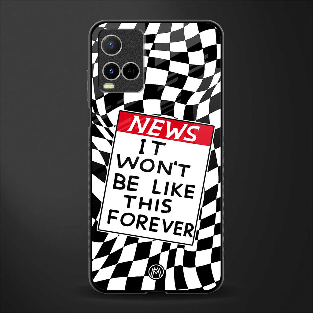 won't be like this forever glass case for vivo y21t image