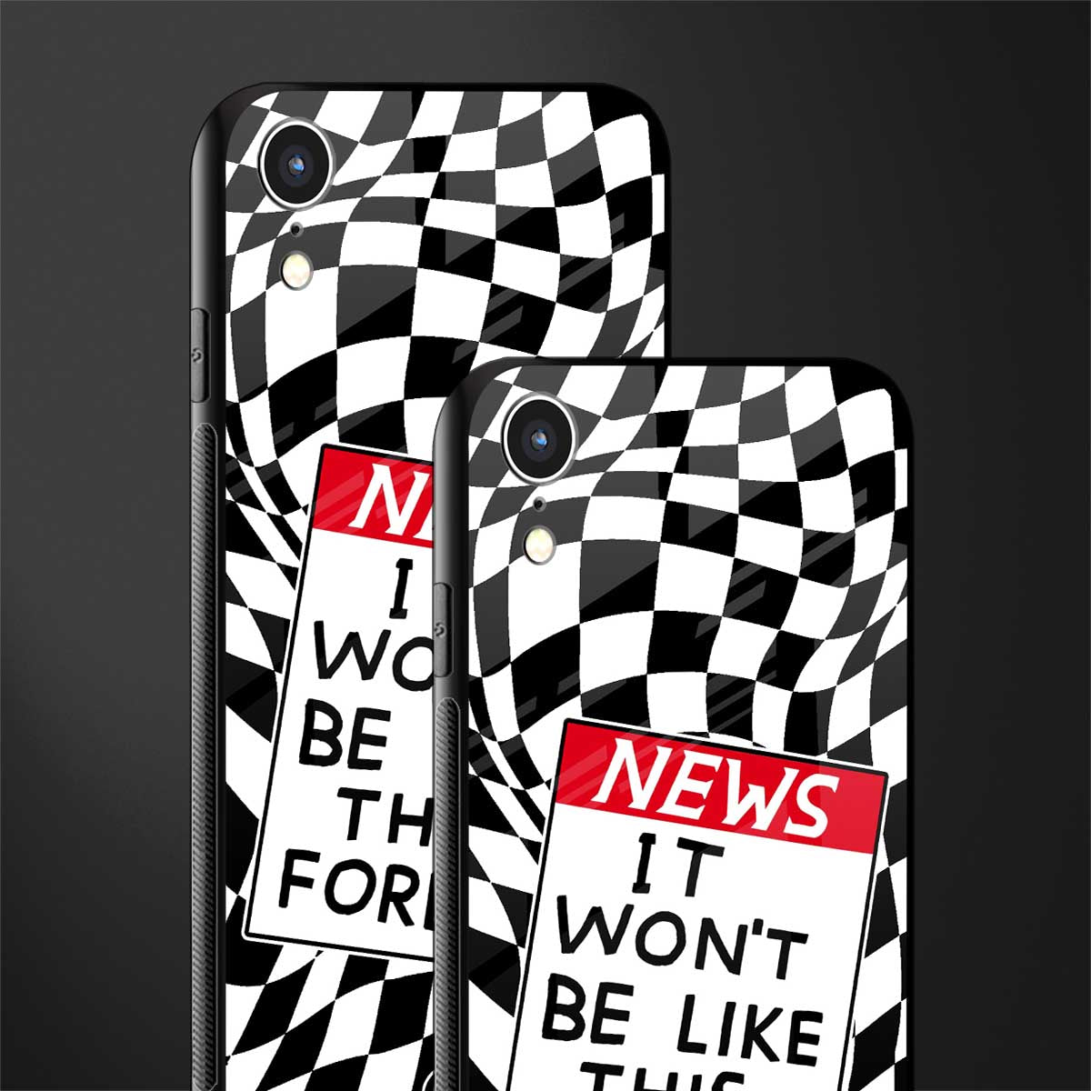 won't be like this forever glass case for iphone xr image-2