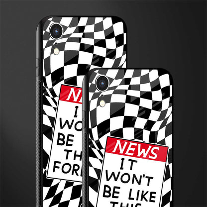 won't be like this forever glass case for iphone xr image-2