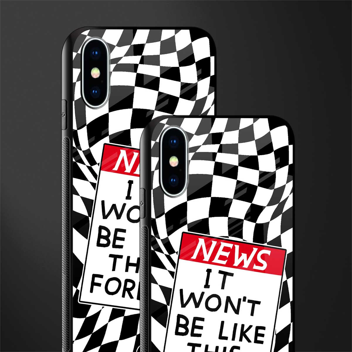 won't be like this forever glass case for iphone x image-2