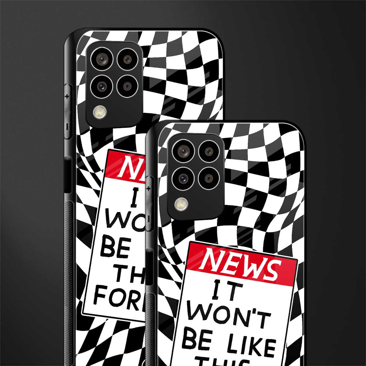 won't be like this forever back phone cover | glass case for samsung galaxy m33 5g