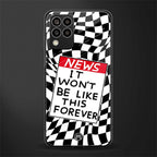 won't be like this forever back phone cover | glass case for samsung galaxy m33 5g