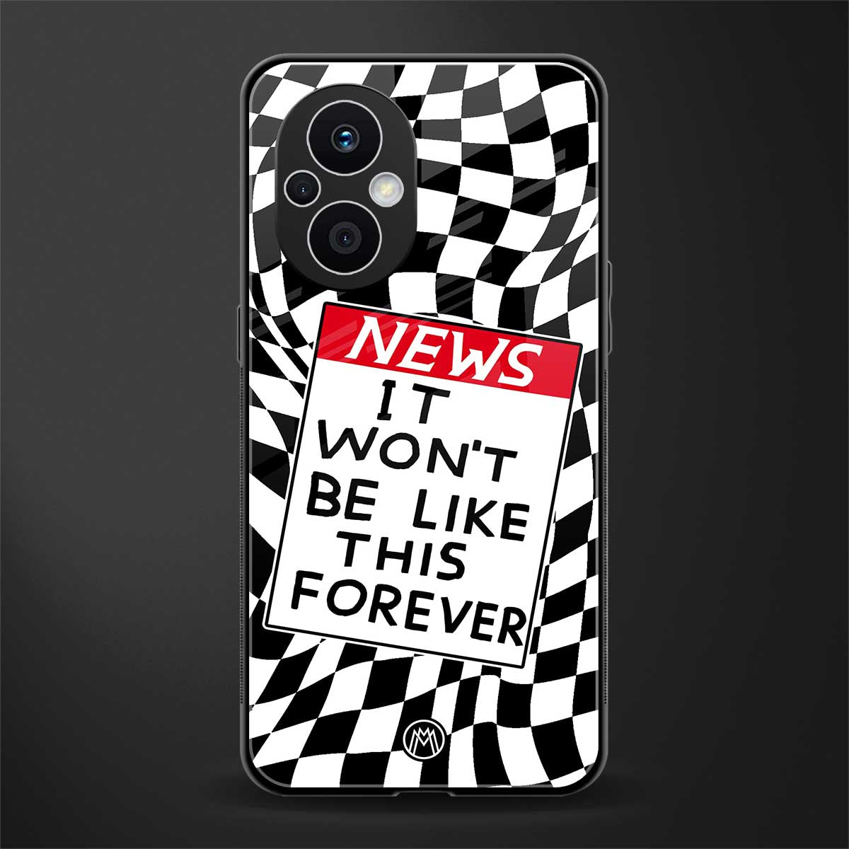 won't be like this forever back phone cover | glass case for oppo f21 pro 5g