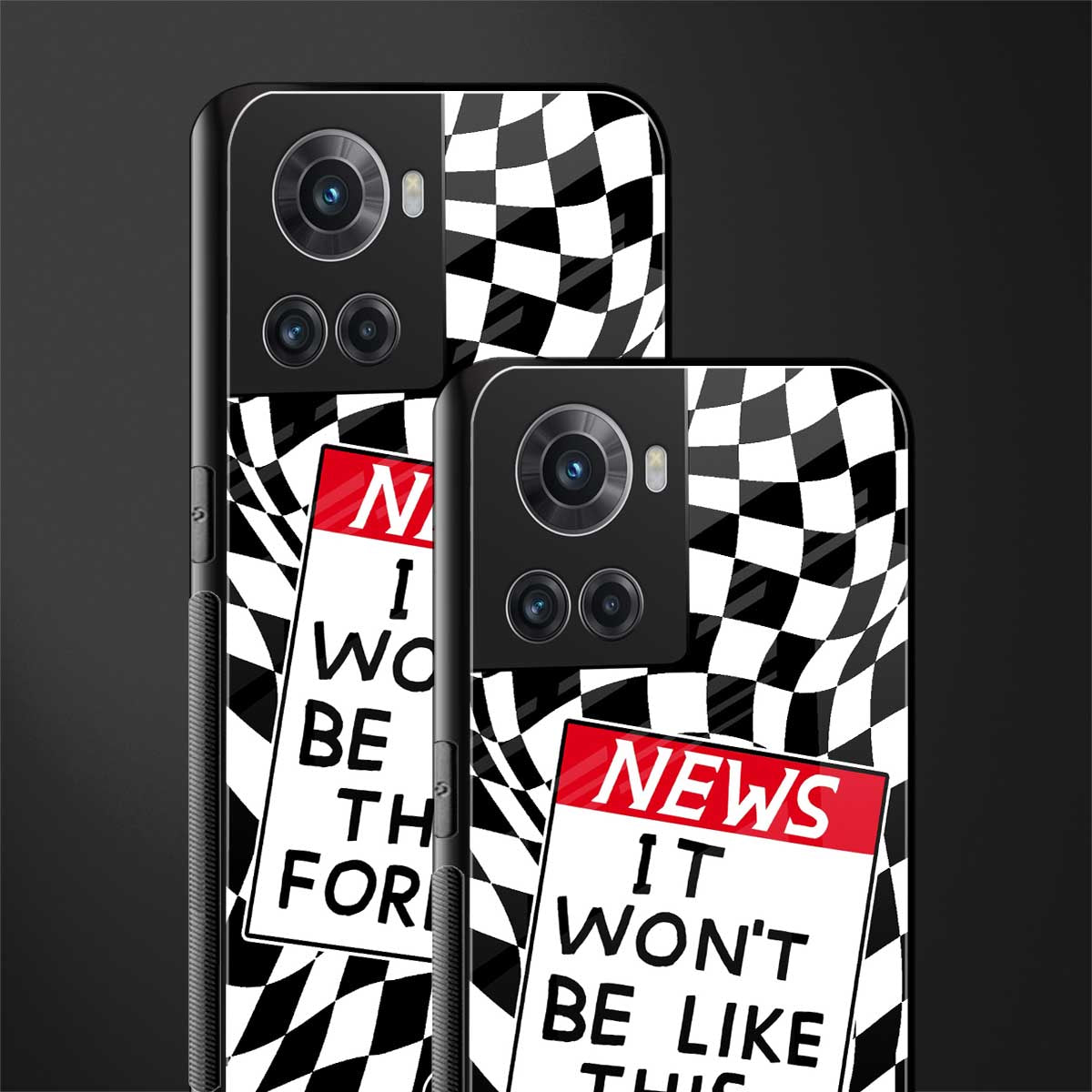 won't be like this forever back phone cover | glass case for oneplus 10r 5g