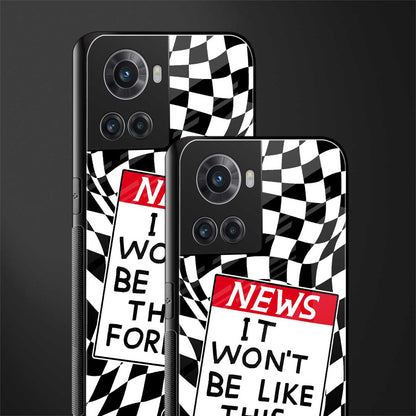won't be like this forever back phone cover | glass case for oneplus 10r 5g