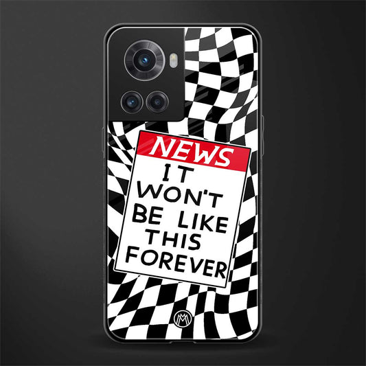 won't be like this forever back phone cover | glass case for oneplus 10r 5g