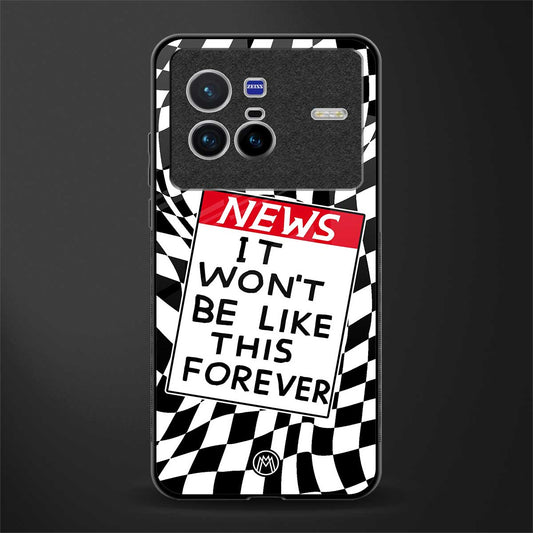 won't be like this forever glass case for vivo x80 image
