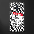 won't be like this forever glass case for oneplus 8 pro image
