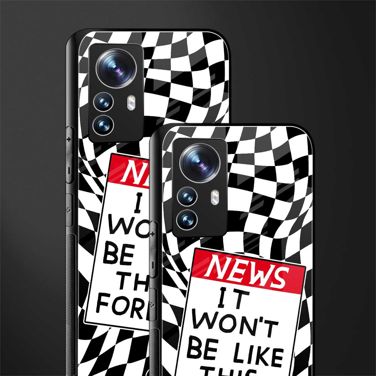 won't be like this forever back phone cover | glass case for xiaomi 12 pro