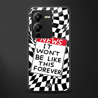 won't be like this forever back phone cover | glass case for vivo v25 pro 5g