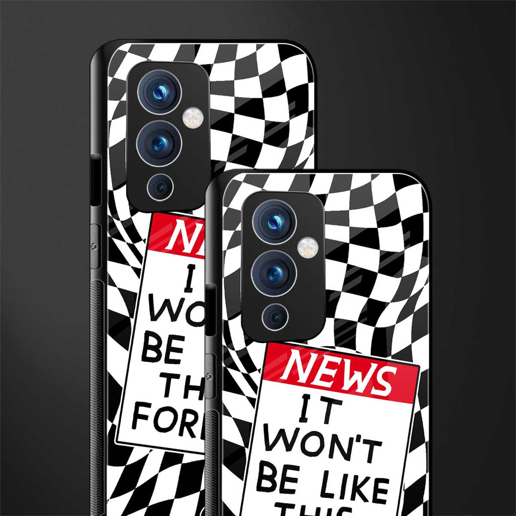 won't be like this forever back phone cover | glass case for oneplus 9