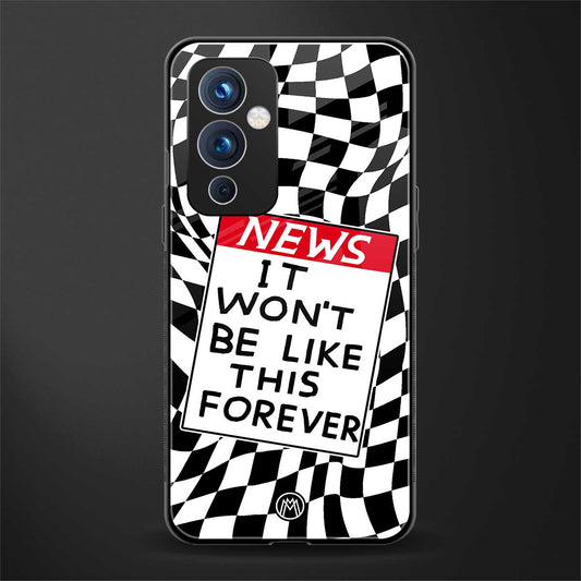 won't be like this forever back phone cover | glass case for oneplus 9