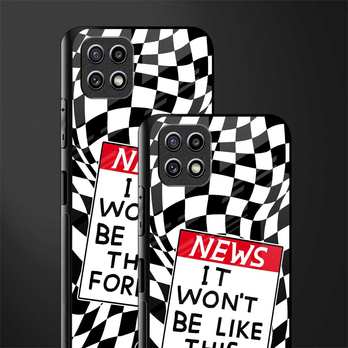won't be like this forever back phone cover | glass case for samsung galaxy f42