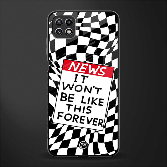 won't be like this forever back phone cover | glass case for samsung galaxy f42