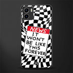 won't be like this forever back phone cover | glass case for vivo y72