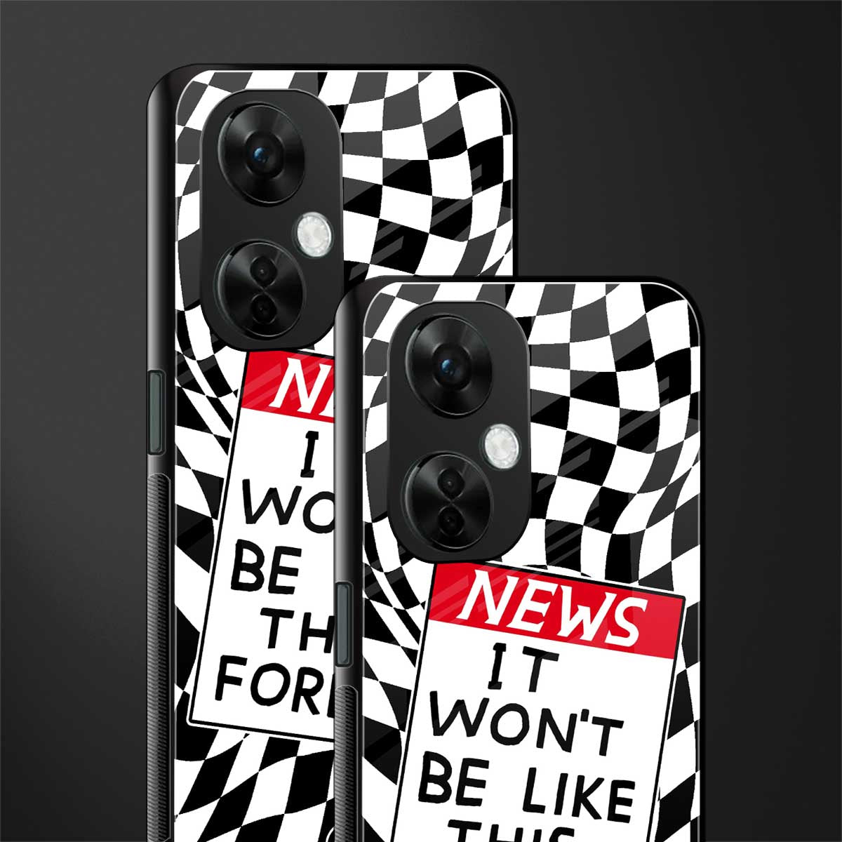 won't be like this forever back phone cover | glass case for oneplus nord ce 3 lite