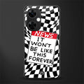 won't be like this forever back phone cover | glass case for oneplus nord ce 3 lite