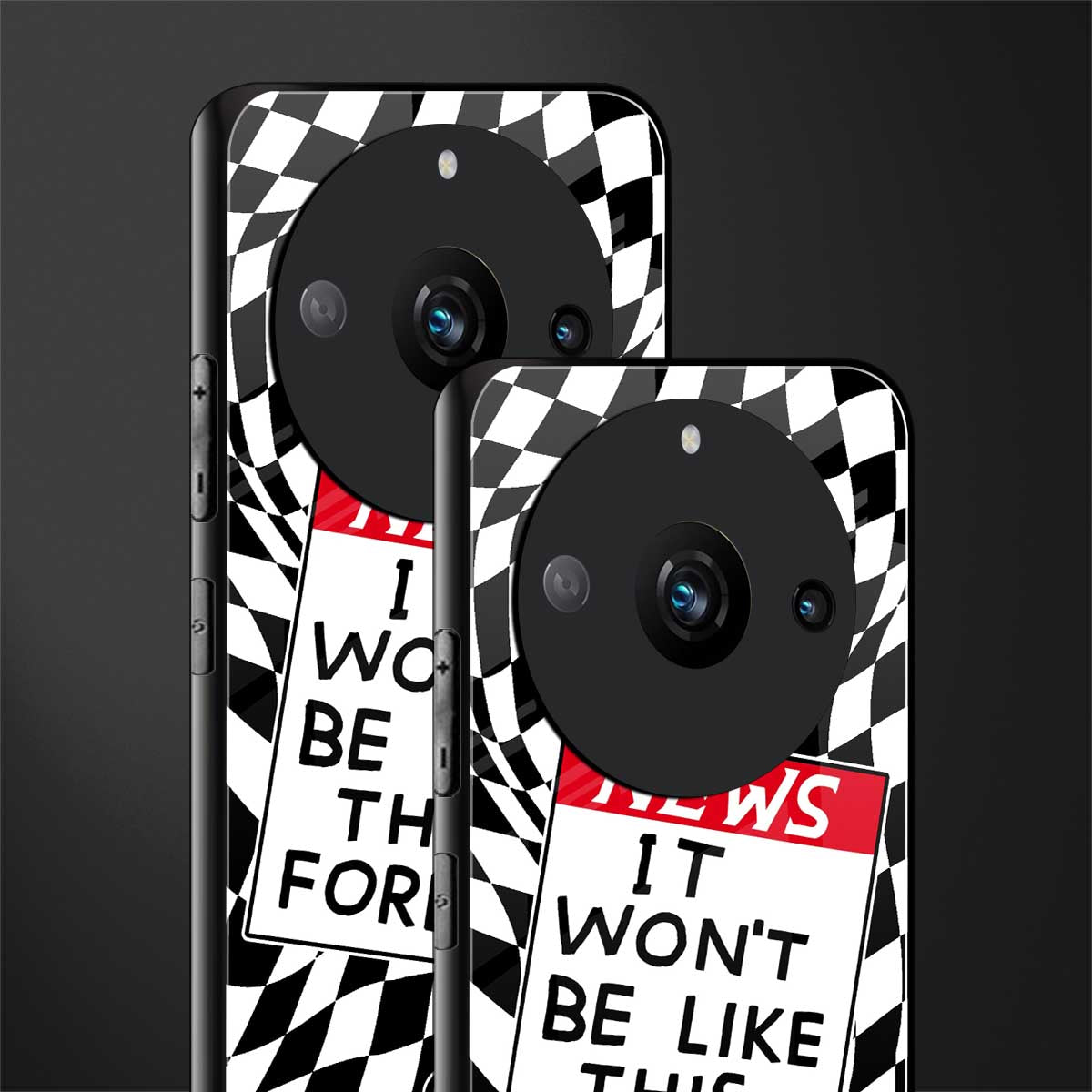 won't be like this forever back phone cover | glass case for realme 11 pro 5g