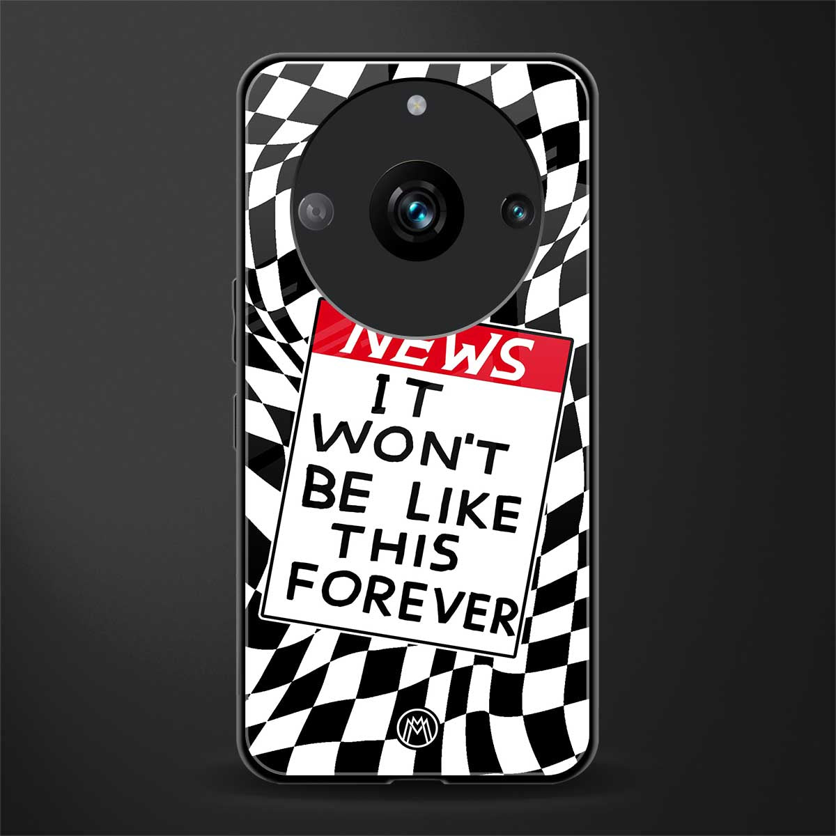 won't be like this forever back phone cover | glass case for realme 11 pro 5g