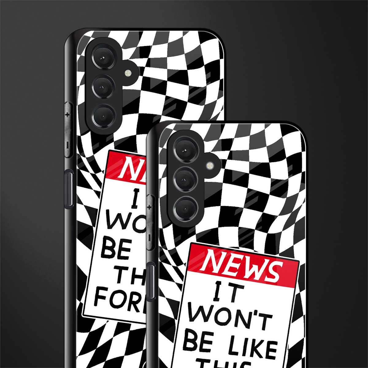 won't be like this forever back phone cover | glass case for samsun galaxy a24 4g