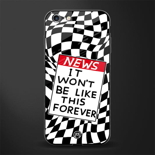 won't be like this forever glass case for iphone 6 plus image