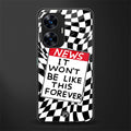 won't be like this forever back phone cover | glass case for realme c55