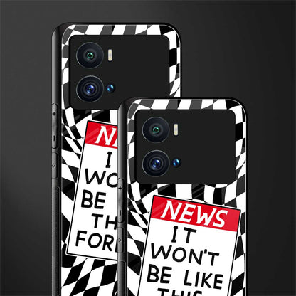 won't be like this forever back phone cover | glass case for iQOO 9 Pro