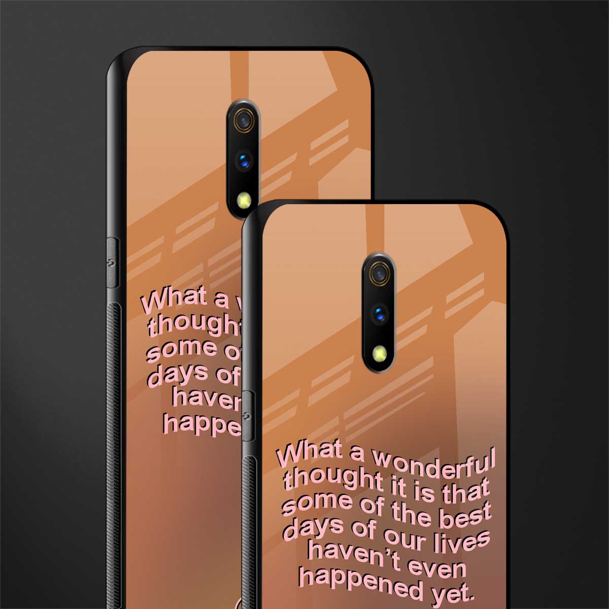 wonderful thought glass case for oppo k3 image-2