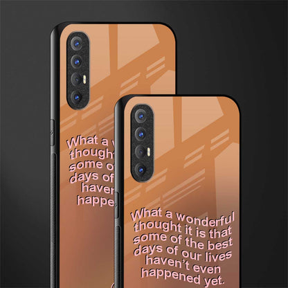 wonderful thought glass case for oppo reno 3 pro image-2