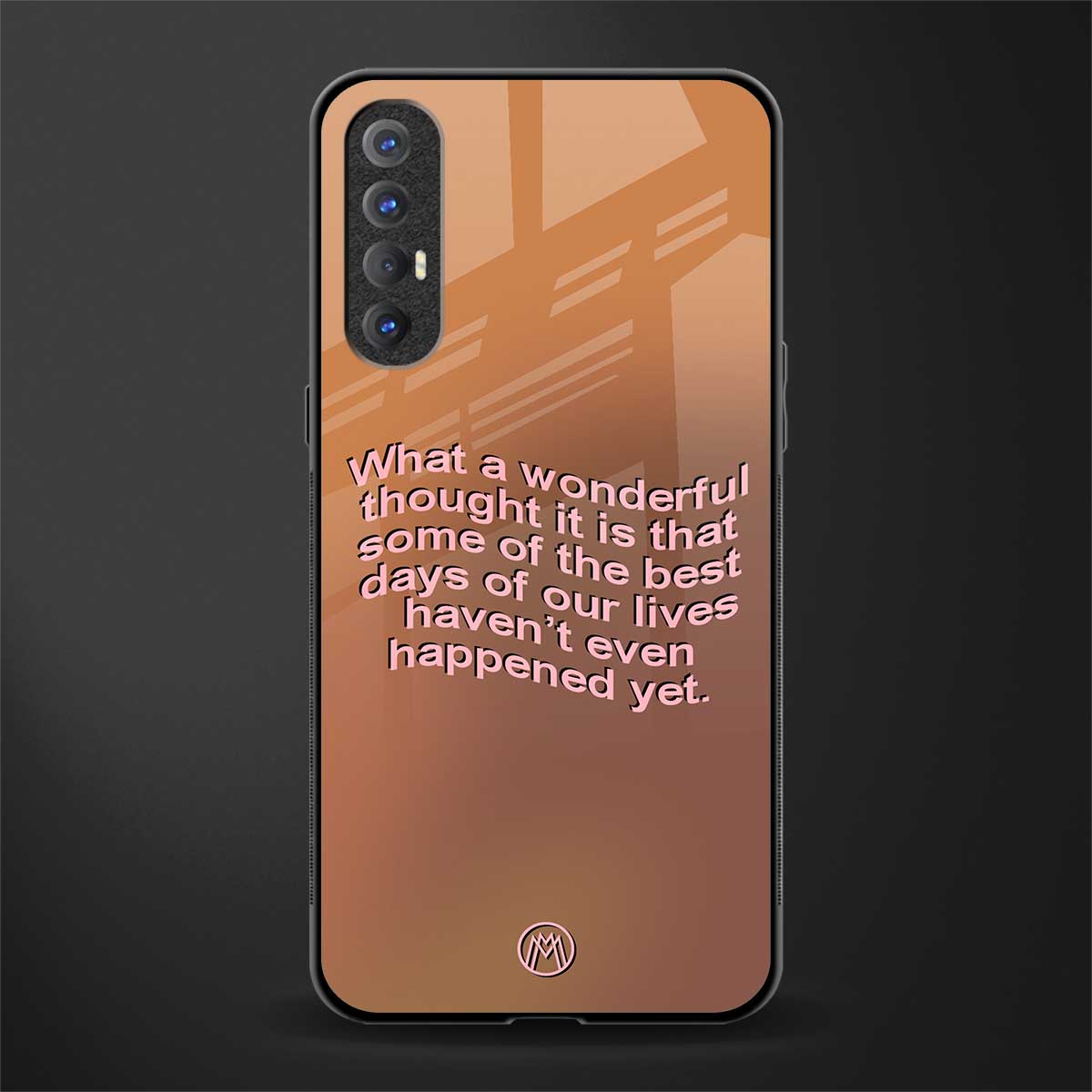 wonderful thought glass case for oppo reno 3 pro image