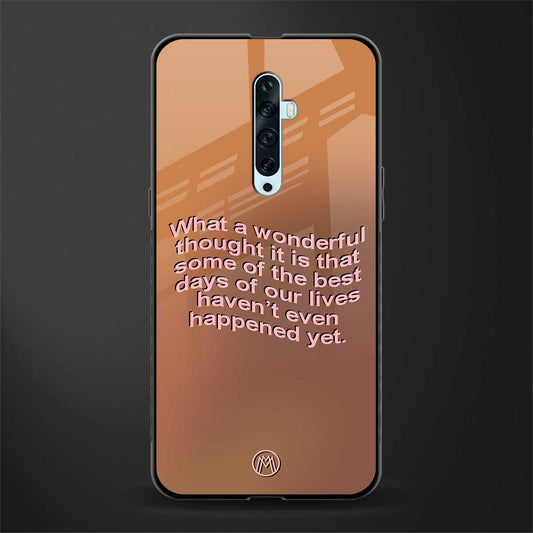 wonderful thought glass case for oppo reno 2z image