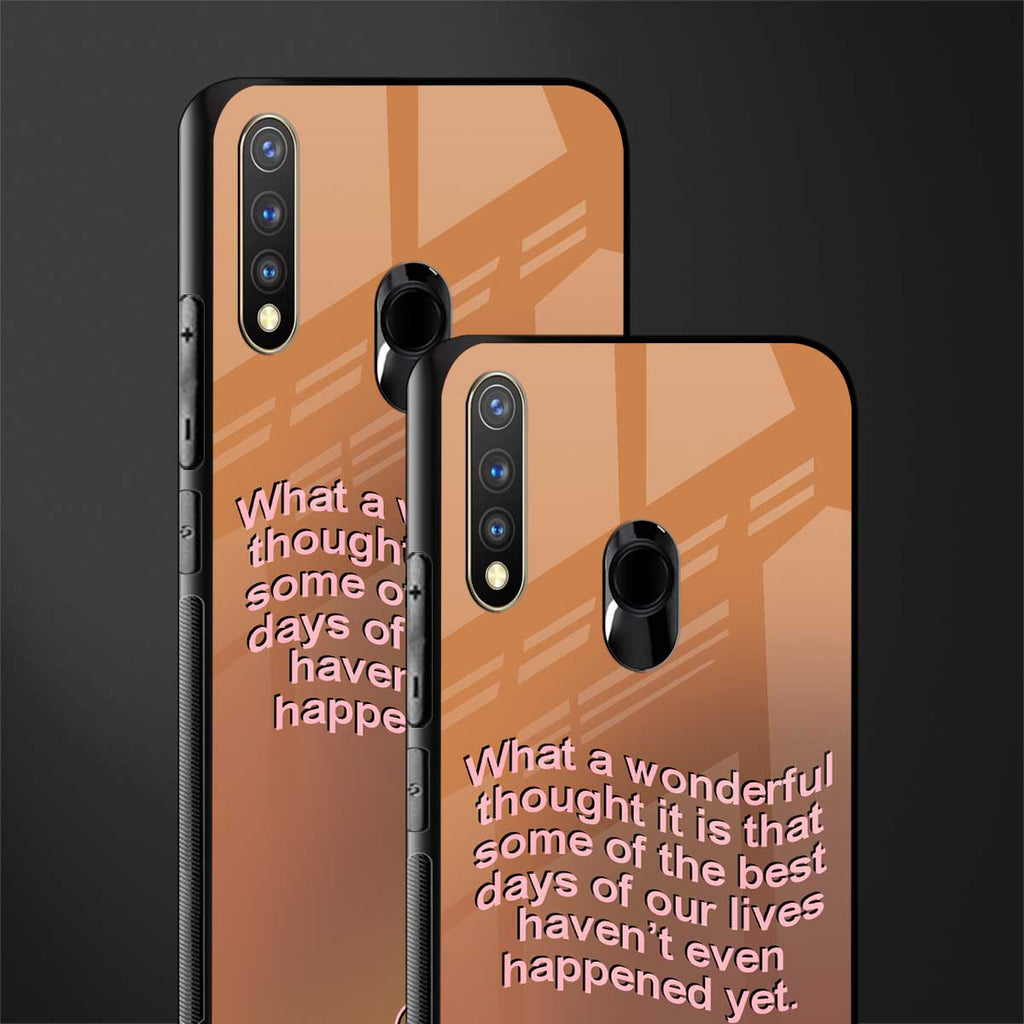 wonderful thought glass case for vivo y19 image-2