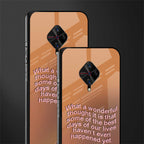 wonderful thought glass case for vivo s1 pro image-2