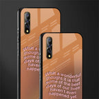 wonderful thought glass case for vivo s1 image-2