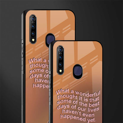 wonderful thought glass case for vivo z1 pro image-2