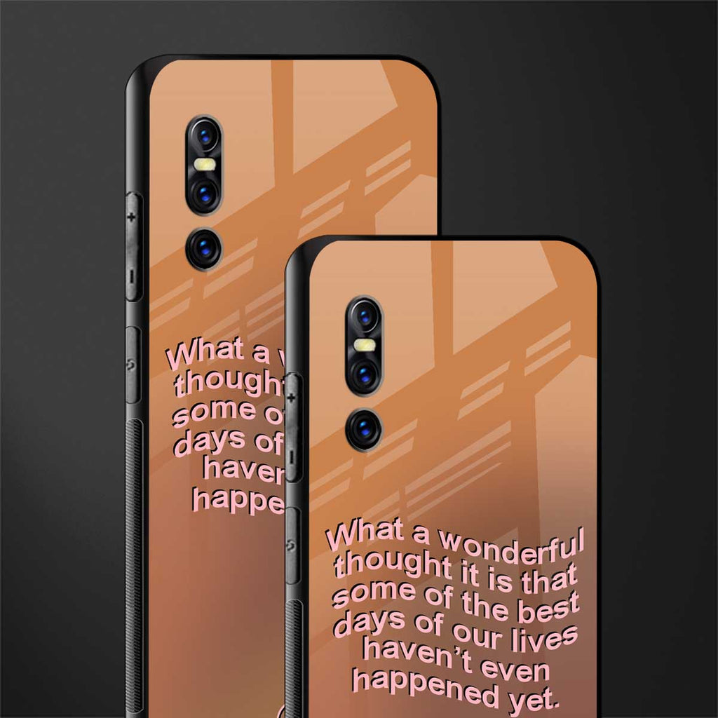 wonderful thought glass case for vivo v15 pro image-2