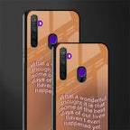 wonderful thought glass case for realme 5 image-2