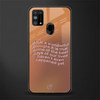 wonderful thought glass case for samsung galaxy f41 image